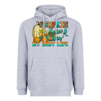 Heather Grey Pumpkin spice and livin' my best life Heavyweight Hoodie - RanaPortraitStore