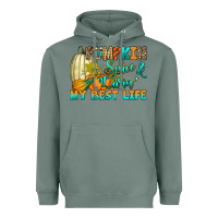 Sage Pumpkin spice and livin' my best life Heavyweight Hoodie - RanaPortraitStore