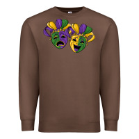 Chestnut mardi gras mask Premium Sweatshirt - RanaPortraitStore