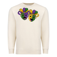Sandshell mardi gras mask Premium Sweatshirt - RanaPortraitStore
