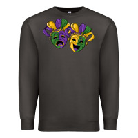 Smoke mardi gras mask Premium Sweatshirt - RanaPortraitStore