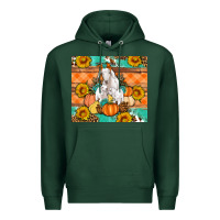 Sports Green Goat family fall pumpkins gemstone Premium Hoodie - Artiststas