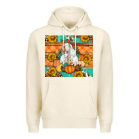 Tofu Goat family fall pumpkins gemstone Premium Hoodie - Artiststas