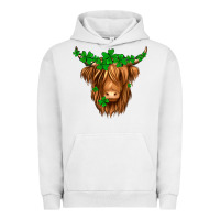 Pigment Lunar Rock St. Patrick’s Day Long Hair Shaggy Cow Urban Hoodie - Jasminsmagicworld