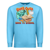 Ocean Blue game over back to school Premium Sweatshirt - texasbilliewilder