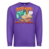 Purple game over back to school Premium Sweatshirt - texasbilliewilder