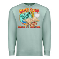 Seafoam game over back to school Premium Sweatshirt - texasbilliewilder
