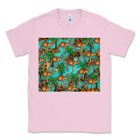 Bubblegum Pink camel leopard Classic Tee - BarkalooDesign