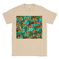 Mushroom camel leopard Classic Tee - BarkalooDesign