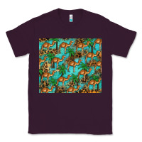 Plum camel leopard Classic Tee - BarkalooDesign