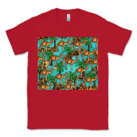 Red camel leopard Classic Tee - BarkalooDesign