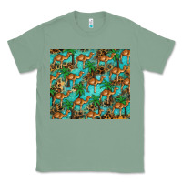Sage camel leopard Classic Tee - BarkalooDesign