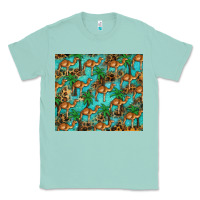 Seafoam camel leopard Classic Tee - BarkalooDesign