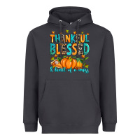Smoke Thankful blessed and kind of a mess Heavyweight Hoodie - RanaPortraitStore