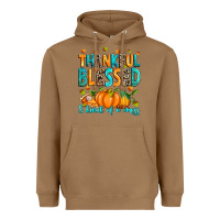 Toasted Coconut Thankful blessed and kind of a mess Heavyweight Hoodie - RanaPortraitStore