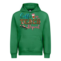 Emerald coffee teach repeat Urban Hoodie - BundleAndBundleShop