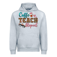 Heather Grey coffee teach repeat Urban Hoodie - BundleAndBundleShop