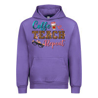 Tulip coffee teach repeat Urban Hoodie - BundleAndBundleShop