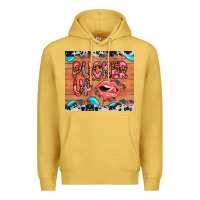 Antique Gold pucker up Premium Hoodie - JahusDesignShop
