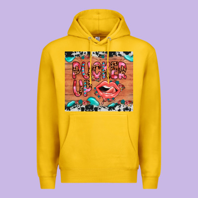 Pucker Up Premium Hoodie Designed By Jahusdesignshop