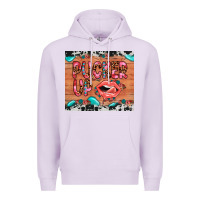 Lilac pucker up Premium Hoodie - JahusDesignShop