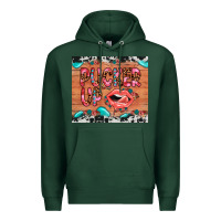 Sports Green pucker up Premium Hoodie - JahusDesignShop