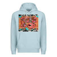 Blue Mist pucker up Premium Hoodie - JahusDesignShop