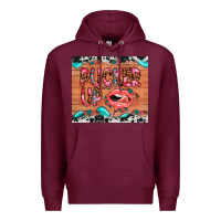Burgundy pucker up Premium Hoodie - JahusDesignShop