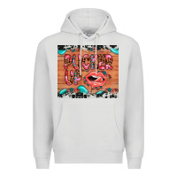 Dove Grey pucker up Premium Hoodie - JahusDesignShop