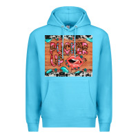 Ocean Blue pucker up Premium Hoodie - JahusDesignShop