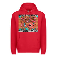 Red pucker up Premium Hoodie - JahusDesignShop