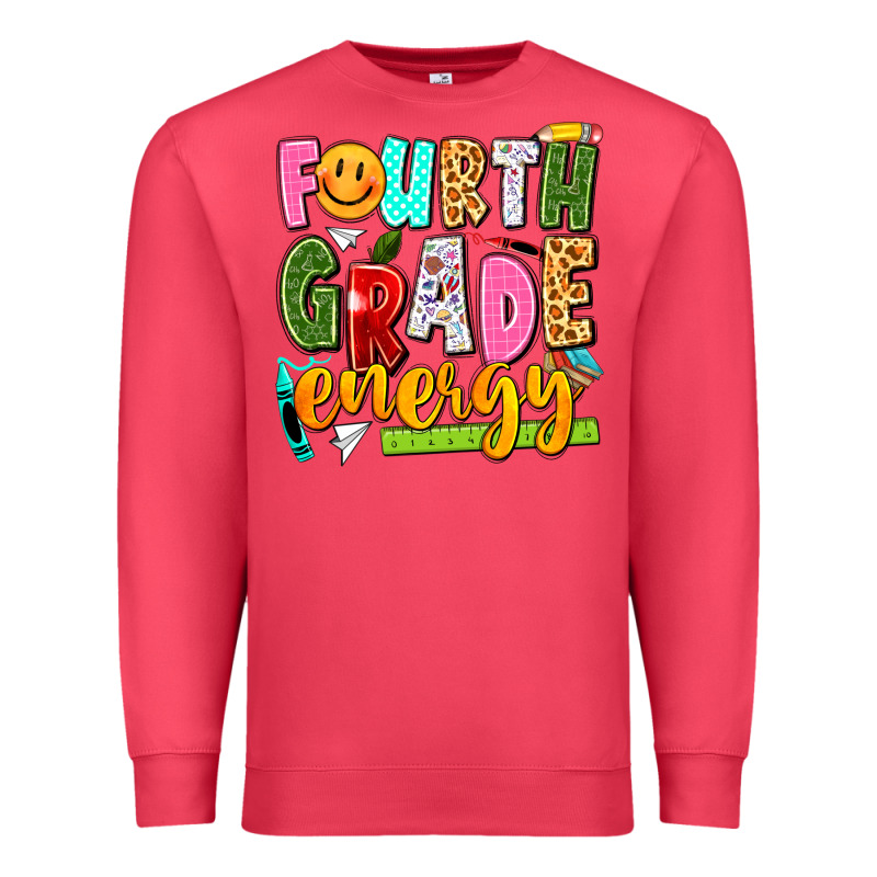 Fourth Grade Energy Premium Sweatshirt by texasbilliewilder | Teevron