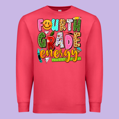 Fourth Grade Energy Premium Sweatshirt Designed By Texasbilliewilder