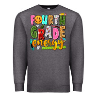 Charcoal Heather fourth grade energy Premium Sweatshirt - texasbilliewilder