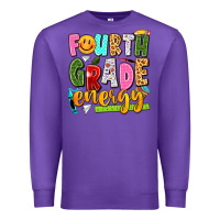 Purple fourth grade energy Premium Sweatshirt - texasbilliewilder
