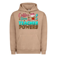 Pigment Burro coffee gives me teacher powers Urban Hoodie - BundleAndBundleShop