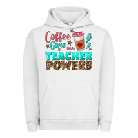 Pigment Lunar Rock coffee gives me teacher powers Urban Hoodie - BundleAndBundleShop