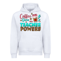 White coffee gives me teacher powers Urban Hoodie - BundleAndBundleShop