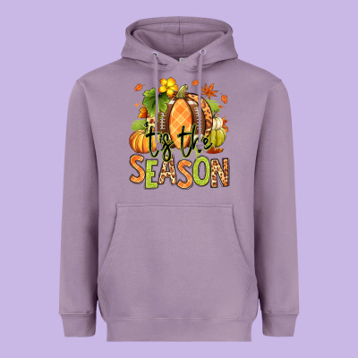 Heavyweight Hoodie Tis' the season Fall American Football