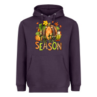 Plum Tis' the season Fall American Football Heavyweight Hoodie - RanaPortraitStore