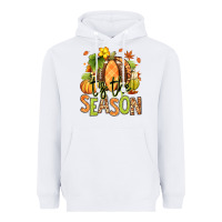 White Tis' the season Fall American Football Heavyweight Hoodie - RanaPortraitStore