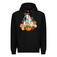 Black Goat family fall pumpkins gemstone Premium Hoodie - Artiststas
