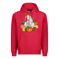 Cardinal Goat family fall pumpkins gemstone Premium Hoodie - Artiststas