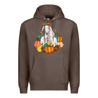 Coffee Goat family fall pumpkins gemstone Premium Hoodie - Artiststas