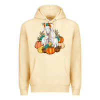 Pina Colada Goat family fall pumpkins gemstone Premium Hoodie - Artiststas