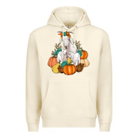 Sandshell Goat family fall pumpkins gemstone Premium Hoodie - Artiststas