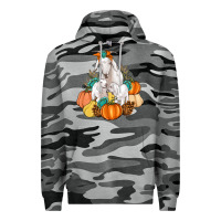 Slate Camo Goat family fall pumpkins gemstone Premium Hoodie - Artiststas