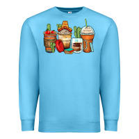 Ocean Blue spanish teacher coffee cups Premium Sweatshirt - Zillion Design Studio