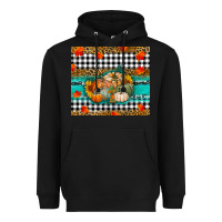 Black Fall Pumpkins Heavyweight Hoodie - RanaPortraitStore