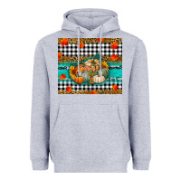 Heather Grey Fall Pumpkins Heavyweight Hoodie - RanaPortraitStore